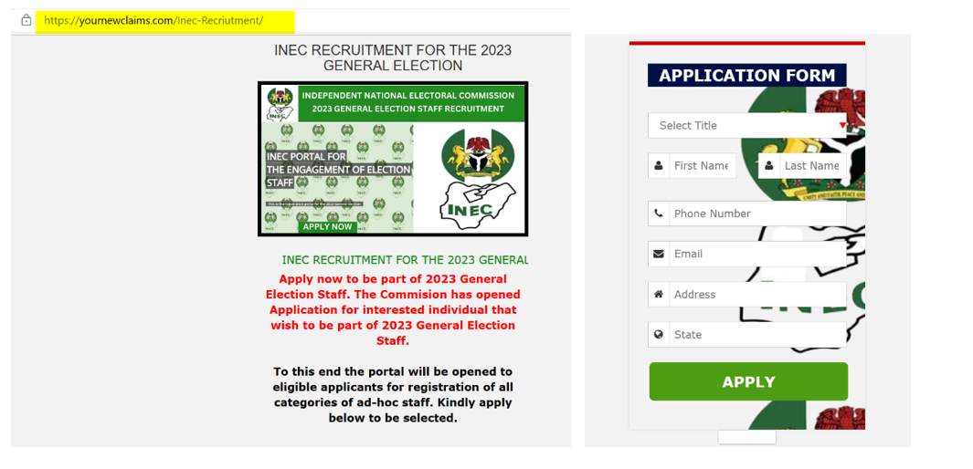 Beyond Fake INEC Portal, Threat Actor Targeting Users In 3 African 