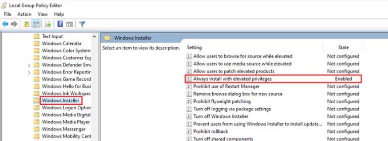 Leveraging "AlwaysInstallElevated" for Windows Privilege Escalation ...